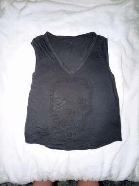 Zadig & Voltaire Brooklyn Strass Cotton-Modal Skull Tank Top